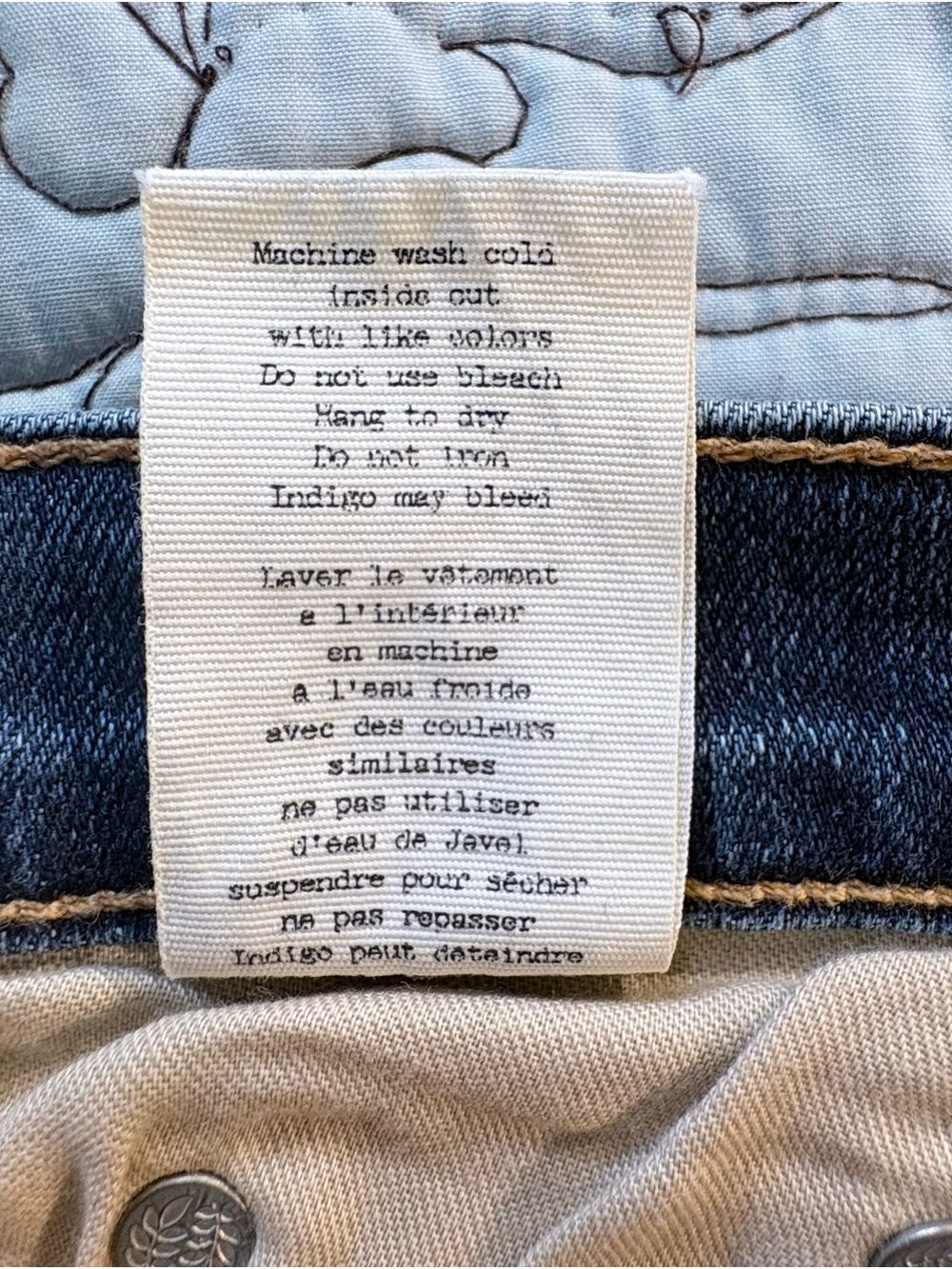 ☀️Rag & Bone Straight Leg Raw Hem Jeans Blue
Wash Sz 27🧡 - Picture 12 of 13